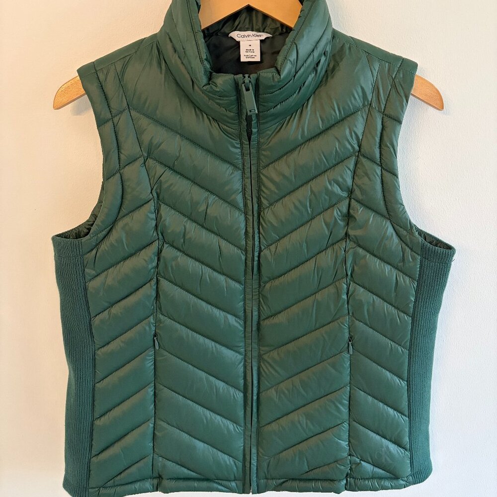 Calvin Klein Green Puffer Vest